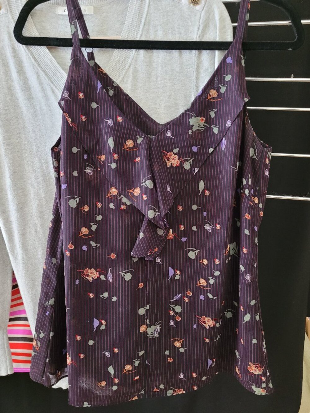 Cabi Pinstripe Cami - Style 3607 - Size Small